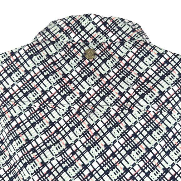 Coolibar‎ Safari Camp Shirt Mens Large Short Sleeve Printed Colorful NWT TP-3160 - Picture 6 of 13